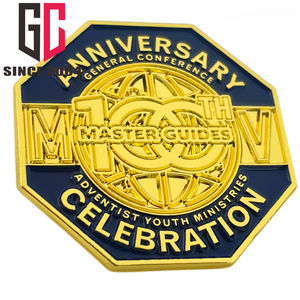 Pins de Solapa Personalizados de Fábrica con 12 Años de Experiencia, para Camporee de Pathfinder, 100 Años de la Iglesia <span class=keywords><strong>Adventista</strong></span> - Product Image 2