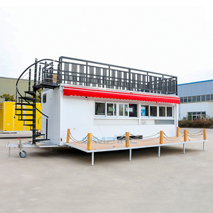 Camion de restauration entièrement équipé pour kebabs, personnalisable pour l'Europe et les États-Unis, chariot de vente ambulant pour bubble tea, café, hot-dogs, remorque alimentaire mobile - Product Image 1