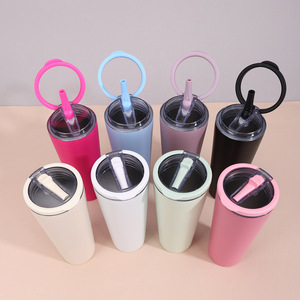 Gobelet isotherme en acier inoxydable personnalisé avec logo, 850 ml, coloré, pour sport en plein air, avec couvercle à paille et poignée, cadeau <span class=keywords><strong>de</strong></span> Noël - Product Image 4