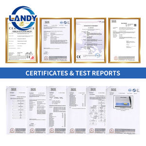 Couverture de <span class=keywords><strong>piscine</strong></span> rétractable Landy PC, imperméable, protection UV, motorisée, pour piscines - Product Image 5