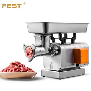 FEST Professional stainless steel electric automatic industrial sausage meat grinder machine