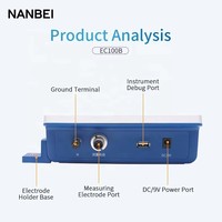 Conductivity Meter for Instrument EC100B with LCD Display Screen OEM Customizable IP54 Rated for Sea Water Salinity Measurement