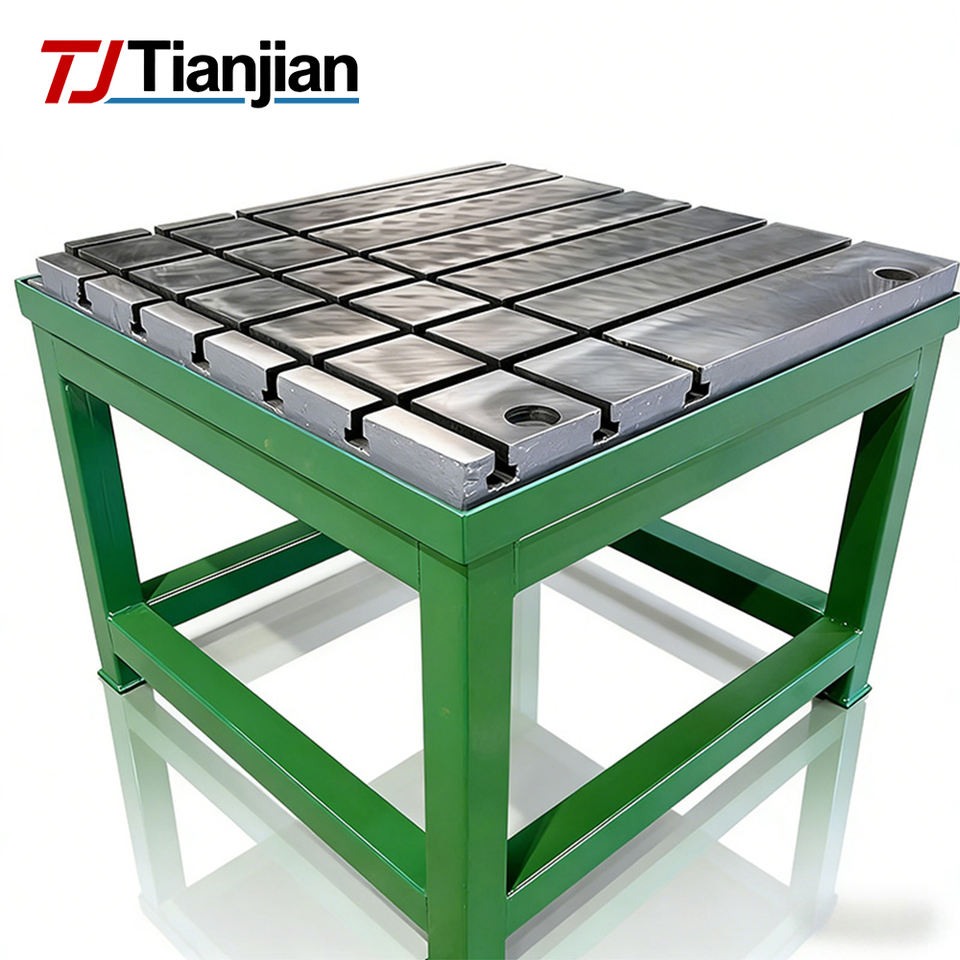 Cast Iron Layout and Tooling Plate with T-Slots for Jig & Fixture ...