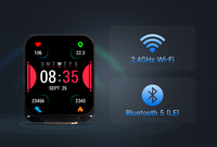 ESP32-S3 1.69-inci Prosesor Dual Core 240MHz LCD Berwarna dengan Papan Pengembangan Sensor Giroskop Bluetooth WIFI Nirkabel