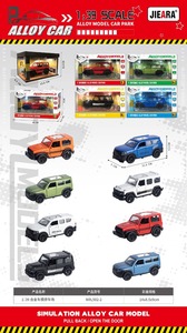 Eli Toys Set Parcheggio per Auto Giocattolo in Scala 1:39 in Lega con Frizione, Illuminazione Realistica e Meccanismo Pull-Back - Giocattolo Educativo Fai-da-Te - Product Image 2