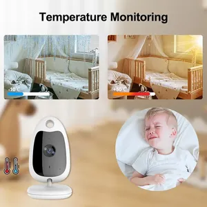 Monitor Video per Bambini con Telecamera, Audio Bidirezionale, Visione Notturna, VOX, Monitoraggio della Temperatura, Sistema Wireless a Lungo Raggio - Product Image 2