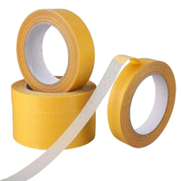 Ruban de transfert double face en caoutchouc renforcé avec support en papier de fibre de verre pour l'installation de garnitures intérieures automobiles, 5m