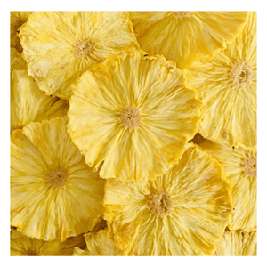 Ananas en tranches naturellement sucrées, emballage en vrac direct usine, 500g, authentique procédé de séchage AD, 100% fruits - Product Image 1