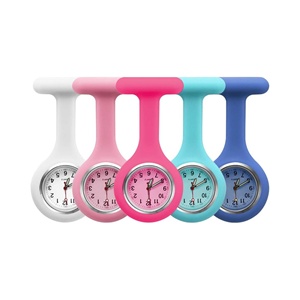 Montre de poche médicale de haute qualité, montre à quartz tendance pour femmes, montre d'infirmière en silicone - Product Image 1