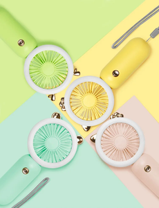 New Hand Mini Fan Night <b>Light</b> USB Electric Handheld Desktop Rechargeable Small Cooling Fan Portable with Lithium <b>Battery</b> - Product Image 3
