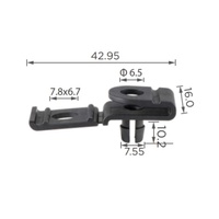 0CL073 SCREW GROMMET & NUT Clip de fixation en plastique automatique pour œillet