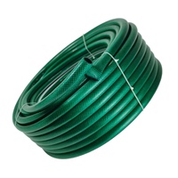 Tuyau d'arrosage de jardin en PVC flexible renforcé, coloré et personnalisé, vente en gros directe d'usine chinoise pour l'irrigation agricole