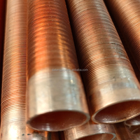 Fabricantes de tubos de cobre ranurados interiores de cobre rojo Datang