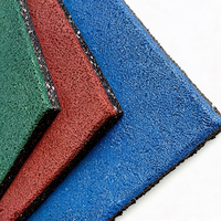 Tapis de sol durable en caoutchouc recyclé PU/EPDM/SBR, amortissant et insonorisant pour aires de jeux publiques, gymnases et lieux de divertissement pour enfants