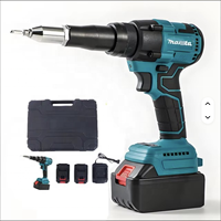 Remachadora Automática Inalámbrica de 21V, sin Escobillas, con Batería de 1.5AH y Capacidad de 40mm para Trabajos Pesados