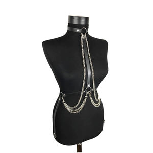 Lencería Sexy decoración de tirantes traje de fiesta de baile cinturón femenino maduro espectáculo orgía Bondage Lencería cuerpo jaula Bondage ropa - Product Image 2