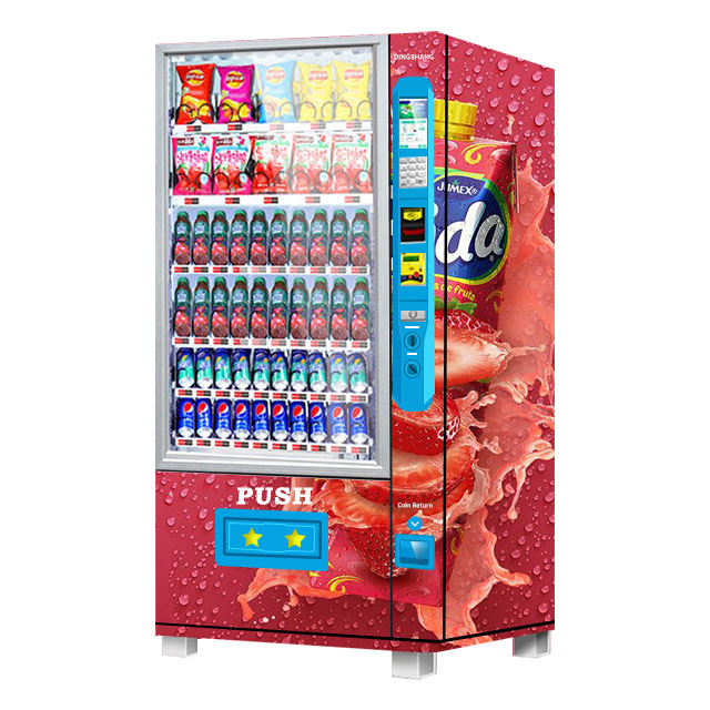 Cost-effective Large-capacity 24-hour Unmanned Second-hand Metal Snack and Beverage Vending Machine with SDK Function