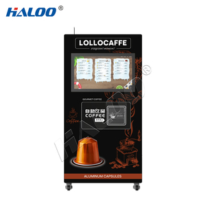 Boisson chaude de machine à <span class=keywords><strong>café</strong></span> de <span class=keywords><strong>capsule</strong></span> de libre-service sans pilote commerciale entièrement automatique avec la fonction de SDK - Product Image 1