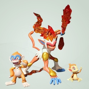 GK Pequeños Adornos Bidimensionales, Mono de Fuego, Grupo de Evolución, Animación, Modelo Hecho a Mano - Product Image 1