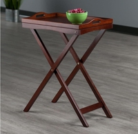 Table TV pliante en bois artisanale plateau et table basse pour salons chambres et cuisines stockage