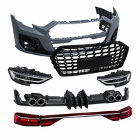 Kits de Parachoques Delanteros Estilo S8 para Automóviles A8 2018-2022, con Faros Traseros y Delanteros, Kits de Carrocería para Audi A8 S8 D5 2018-2022