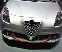 Grille avant de haute qualité en ABS pour Alfa Romeo Giulia Ti/Veloce/Standard, nouvelle grille supérieure du pare-chocs 2024, numéro de pièce 156180586/156180584