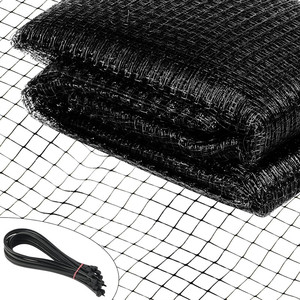 Filet <span class=keywords><strong>anti</strong></span>-oiseaux pour la lutte contre les nuisibles, filet <span class=keywords><strong>anti</strong></span>-gepard, 19 mm, couleur noire, taille personnalisable, filet <span class=keywords><strong>anti</strong></span>-oiseaux - Product Image 3