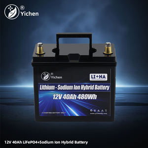 YICHEN Eingebautes BMS Dual-Purpose Marine 12,8V Lithium-Trolling-Motor-Akku 40Ah 750CCA 4500-Zyklen Auto LiFePO4 Natrium-Ionen-Akku - Product Image 1