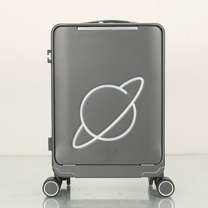 Mode connexion sans fil lumière clignotante modèles personnalisés <span class=keywords><strong>valise</strong></span> à roulettes lumière LED bagages intelligents sac de voyage pour voyage - Product Image 1