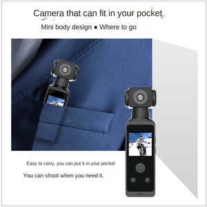 Cámara de Bolsillo Profesional 4K HD Resistente al Agua 30M, Antivibración, para Deportes y Montañismo, con <span class=keywords><strong>Clip</strong></span> Trasero, CMOS, WiFi, Doble Lente - Product Image 4