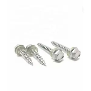 1 inch 5 inch Din96 aluminum long large roofing lag bolts hex washer head self tapping wood deck screws