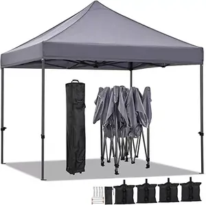 Barraca pop-up para eventos ao ar livre, estrutura de metal 3x3m, cobertura para feiras comerciais, tamanho da barraca 2x3m, sombra de praia, transparente e transparente, transparente e transparente, ideal para atividades ao ar livre