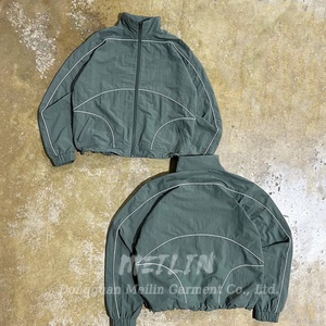 Custom High Quality 3m Reflective Waterproof <b>Zip</b> <b>up</b> <b>Jackets</b> Lightweight Windbreaker Nylon <b>Jackets</b> for Men - Product Image 2
