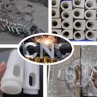 Pièces en plastique usinées sur commande par CNC, POM, nylon, ABS, PEEK, acrylique, Delrin, PTFE, PVC, PP, service d'usinage CNC de précision