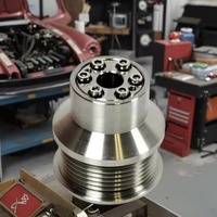 Poulie de compresseur M111 CNC en acier inoxydable pour compresseur 70mm pour voiture Benz Performance Upgrade
