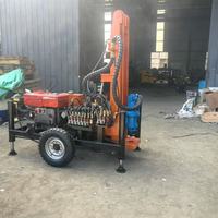 Foreuse rotative portable pour puits d'eau de petite taille, modèle BDM-130, boîte de vitesses hydraulique et moteur 220V