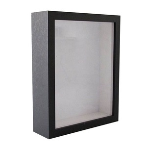 Bán buôn tùy chỉnh khung gỗ hiển thị sâu trường hợp hình ảnh khung hộp khung ảnh kích cỡ khác nhau MDF bóng sâu hộp hiển thị - Product Image 4