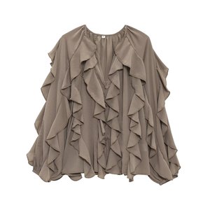 Camicia decorativa da <span class=keywords><strong>donna</strong></span> con scollatura a V da <span class=keywords><strong>donna</strong></span> blusa con scollo a V bottone camicie eleganti da <span class=keywords><strong>donna</strong></span> <span class=keywords><strong>Chic</strong></span> - Product Image 5