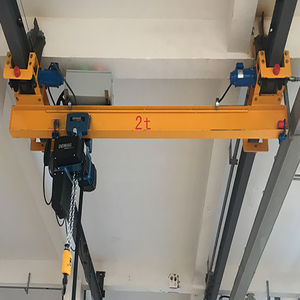 High Quality 20 Ton European Style Single Girder <b>Bridge</b> <b>Crane</b> Suspended with Core Components Engine Pump PLC Gear - Product Image 4