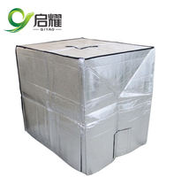 La palette thermique isolée par mousse OEM EPE XPE couvre l'expédition à 4 voies médecine alimentaire Pharma IBC couvercle thermique isolé de palette