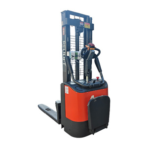 RELILIFT <span class=keywords><strong>Stacker</strong></span> Elektrik Tiang Dua Tingkat yang Kokoh, Tinggi Maksimum 2m, Muatan Kontainer 1,5 Ton, Baterai Asam Timbal - Product Image 5
