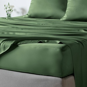 Ensemble de literie en fibre de bambou personnalisable en couleur et en taille, quatre pièces, doux pour la peau, confortable, pour la maison, l'hôtel, la <span class=keywords><strong>chambre</strong></span> à coucher - Product Image 4