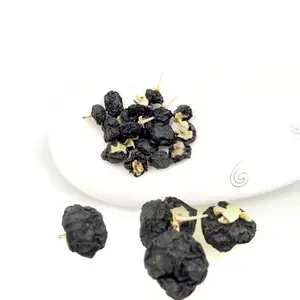 Goji orgánico Té moradas de frutas secas chinas Wolfberry oscuro Certificado Baya de Goji negra seca orgánica