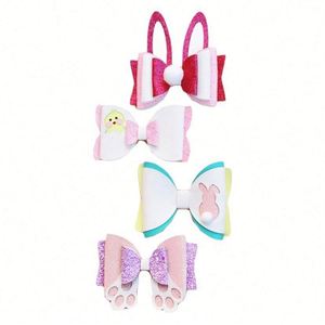 2025 New <b>Easter</b> Collection <b>Sweet</b> Children's Cross Border Rabbit Ear Hairpin Chick Hairpin with Clip Party Hair Accessories - Product Image 5