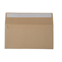 Style rétro européen C6/5 enveloppe portefeuille en papier kraft auto-adhésif transfrontalier blanc sac en papier kraft rétro blanc