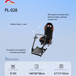<span class=keywords><strong>Playgame</strong></span> Simulateur de voiture Simulateur de course de conduite Jeu de siège Support de course Simulateur de siège - Product Image 2