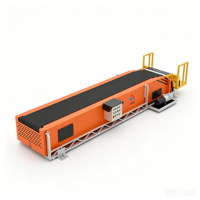 Convoyeur à bande télescopique : réduit la main-d'œuvre manuelle, largement utilisé pour le transport de conteneurs et de marchandises en vrac en entrepôt