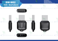 OEM ODM Buen Precio Mini Dongle USB Inalámbrico Portátil 2 en 1, de Cable a Inalámbrico, Actualización OTA, Accesorios Móviles