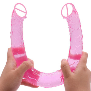 <span class=keywords><strong>Adult</strong></span> Supplies Sexspielzeug Doppelkopf Dildo Realistisch Lang Anal Plug Riesiger Vaginal Stimulator Sexspielzeug für Lesben Paare Homosexuell - Product Image 6