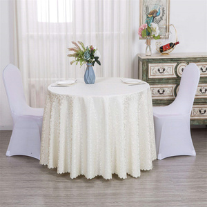 Sang trọng 132 Vòng polyester không thấm nước trắng bảng vải cho đám cưới - Product Image 3